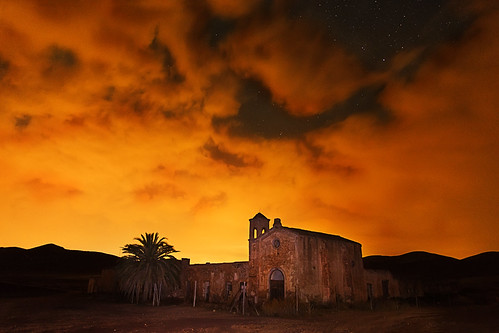 verano nocturna almeria vacaciones cabodegata cortijo abandonada rodalquilar contaminacionluminica 2013