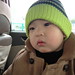 Way to Little Gym w/new winter hat