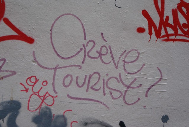 Message d'amour pour les touristes.