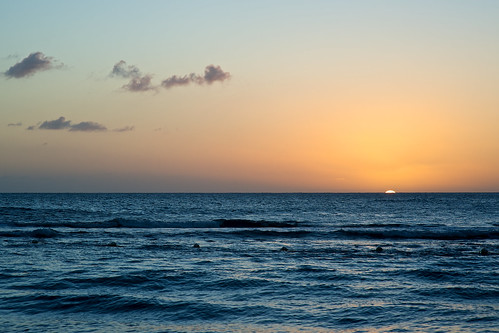 ocean sunset sun jamaica caribbean treasurebeach afnikkor85mmf14dif