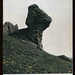 Vintage 1909 era Pulpit Rock on Platteville Mound Wisconsin Postcard-1