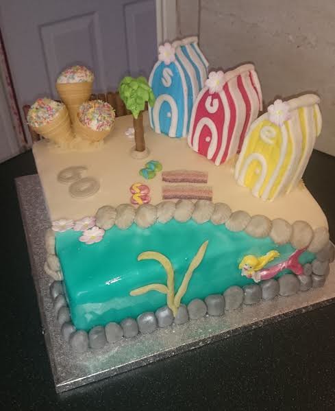 Beach Paradise Cake by Sarah Wickenden of Signature cakes and fancy Bakes