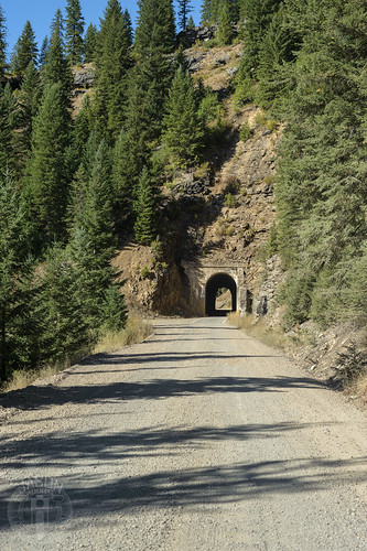 tunnel idaho gravelroad