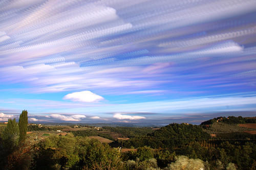 clouds evening timelapse trails tuscany toscana sequence toskana