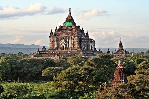 flickrtravelaward bagan myanmar burma shwesandawpagoda thatbyinnyupagoda asia asie pagoda temple buddhisttemple buddhism