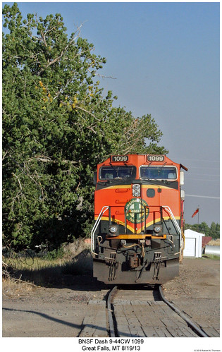 railroad train montana diesel greatfalls railway trains locomotive trainengine ge bnsf dash944cw burlingtonnorthernsantafe dash9 c449w sixaxle