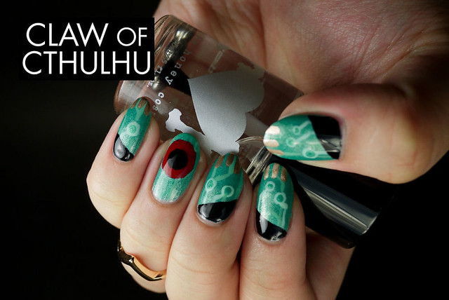 Supergiant Games' Transistor Video Game Inspired Nail Art