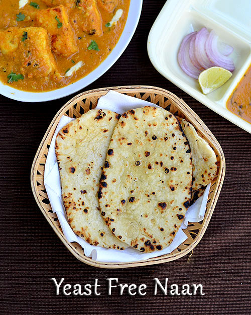 Homemade naan recipe without yeast