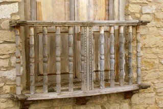 Balcón de madera