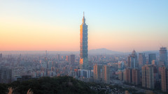 IMG_0013_15 從象山看台北101的夕陽 HDR