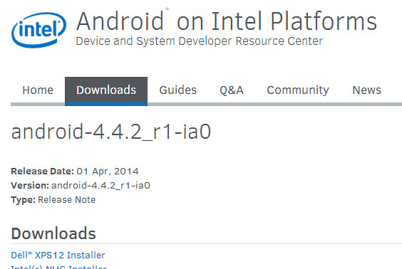 android intel