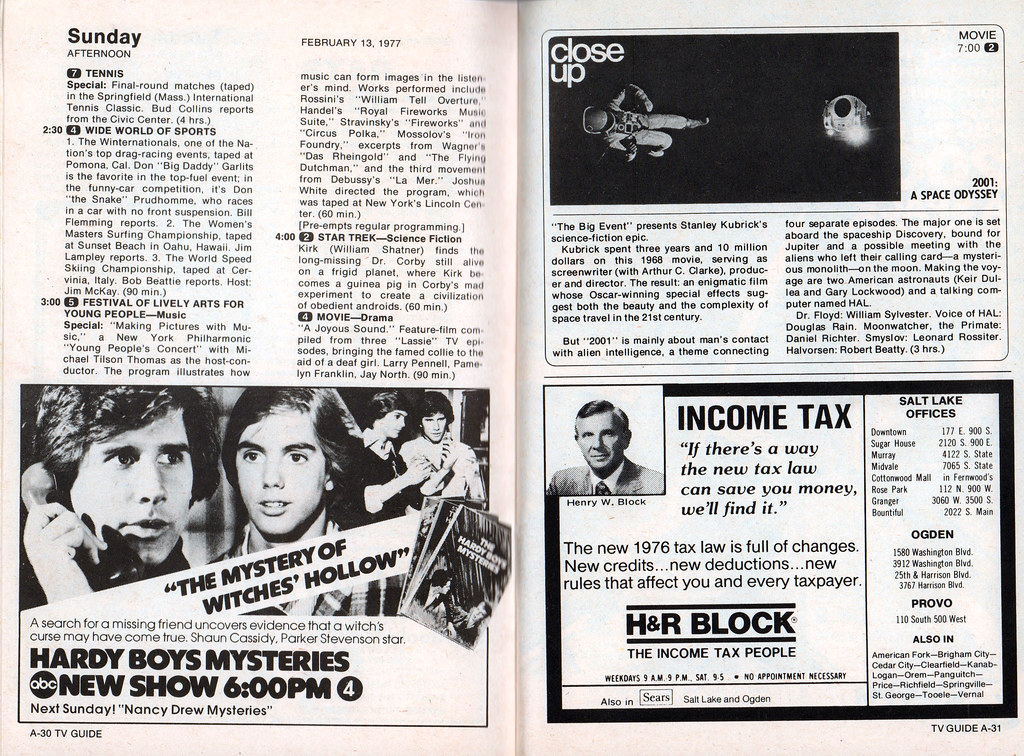 Retrospace: TV Guide #8: Feb 12-18, 1977