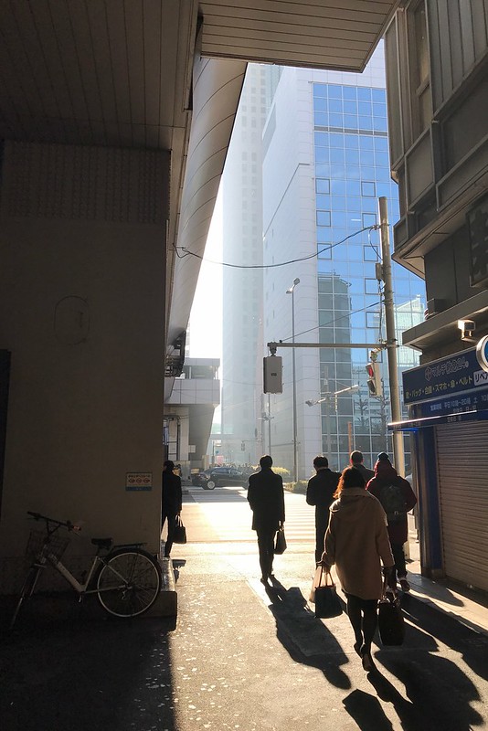 Tokyo Shinbashi morning taken by iPhone 7