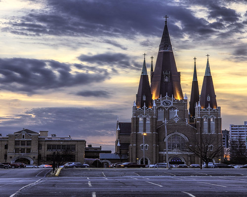 cathederal d7200 nikond7200 tulsadowntown night sunset