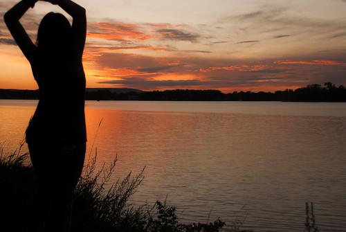 throwbackthursday nikon nikond80 d80 2010 august272010 beechwoodottawa ottawaontario canada sunset red pink clouds sky silhouette nature water reflection parkway rockcliffeparkway mothernature revisited hills portrait selfportrait flashfix flashfixphotography