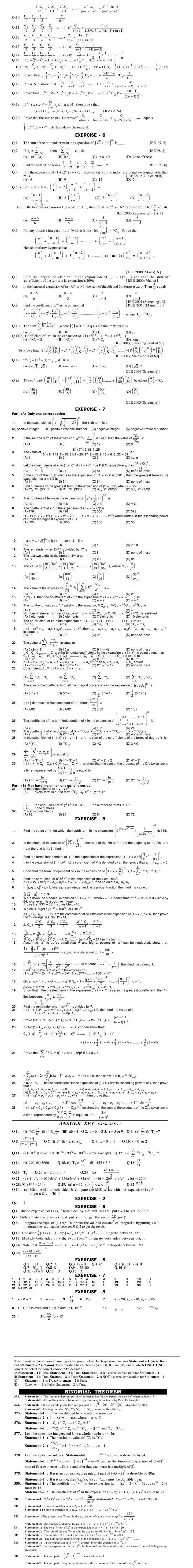 Maths Study Material - Chapter 21
