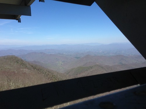 mountains tower view firetower