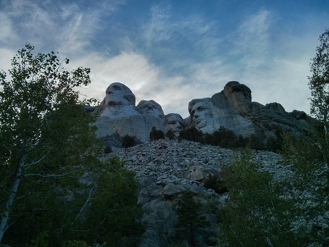 Mount Rushmore. “What is this, a monument for ants?!”