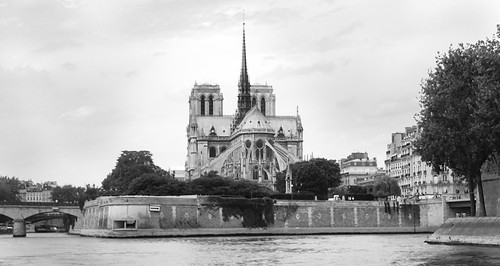 Haven't seen the Notre Dame from the canal before :)
