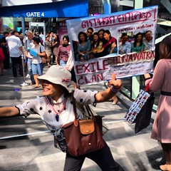 A little excitement in Bangkok today at Asok/Terminal 21 shopping mall!