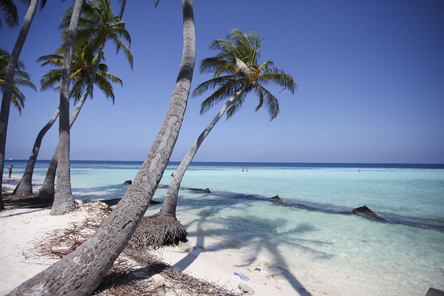 Tourist Beach at Maafushi