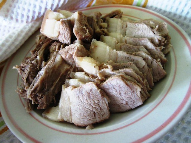 Salted boiled pork 5