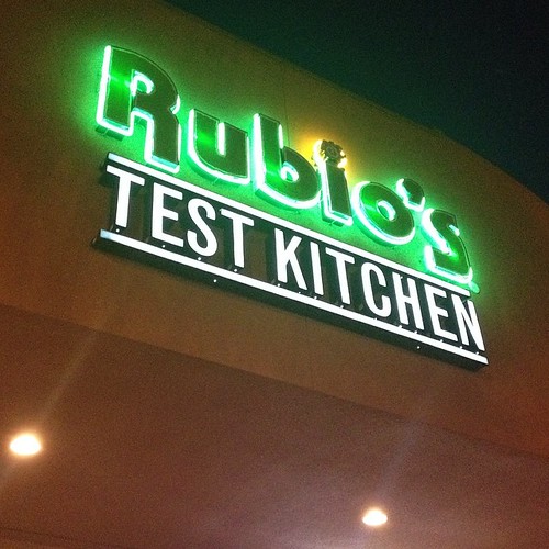 At my son's request the Rubio's tour continues with the Test Kitchen @rubiostweets #rubios #springbreak