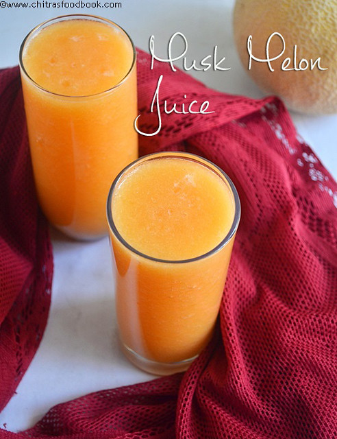 Musk melon juice recipe