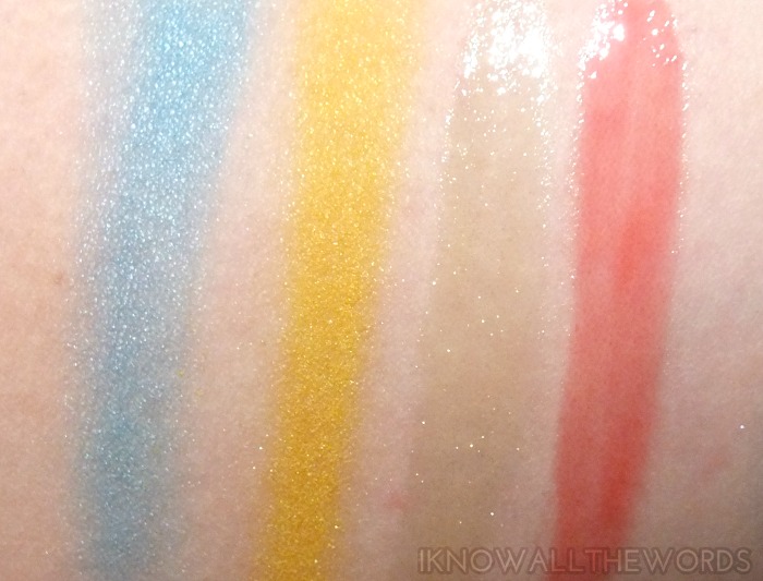 mark neon gaze and neon kisses swatches