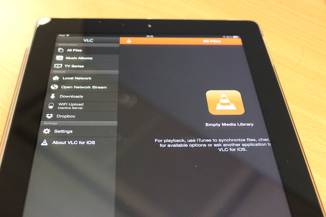 VLC on an iPad