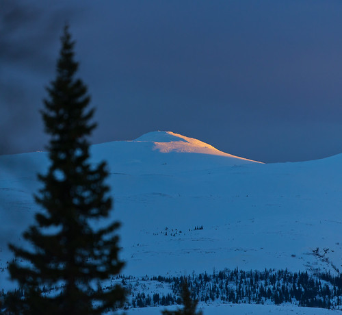 winter sunset mountain norway telemark hytta 2014 hjartdal tholmb