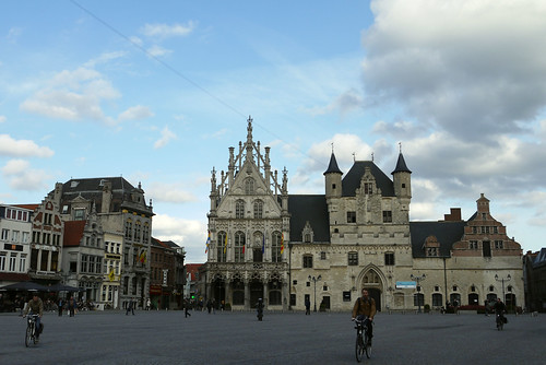 Mechelen Town Hall Square