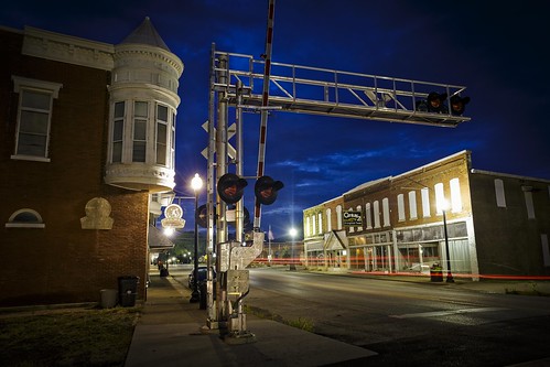 sunset sky streets june architecture night clouds evening downtown stormy missouri bluehour mainst nocturne smalltown railroadcrossing thebluehour 2015 10thavenue stormyevening notley monroecitymissouri notleyhawkins missouriphotography httpwwwnotleyhawkinscom notleyhawkinsphotography monroecountymissouri
