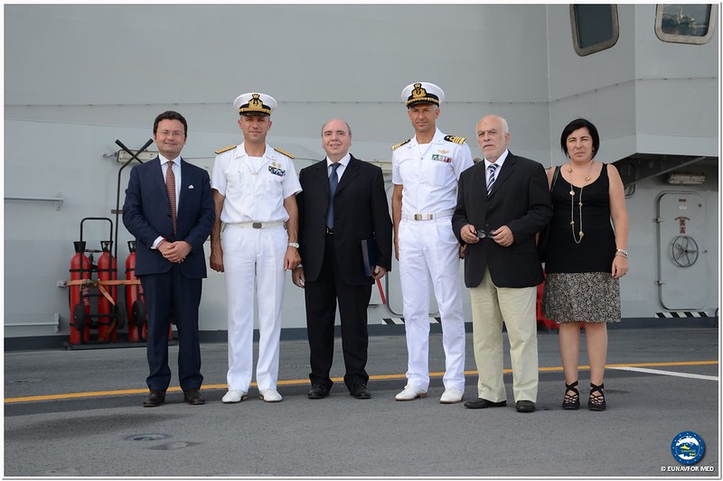 Force Commander meeting with Catania local authority – Op. Sophia EUNAVFOR MED