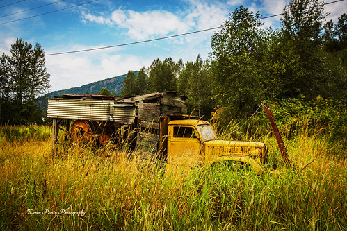 abandoned truck tallgrass morton loggingtruck