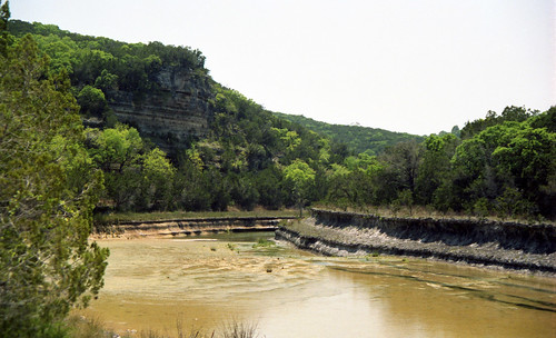 camp nature water river landscape outdoors texas tx country hill 1992 frio 1990s 90s heb headwaters leakey