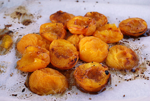 Roasted 
apricots
