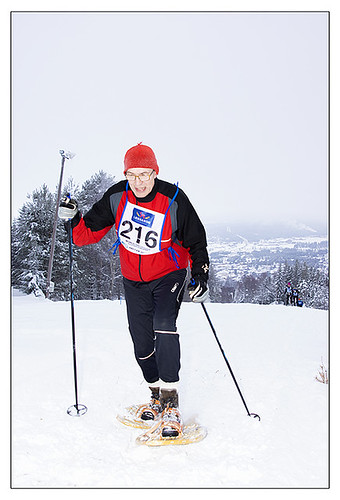 snow snowshoe view sweden fast running pros athletes jogging uphill amateurs rättvik dalecarlia wcmountain