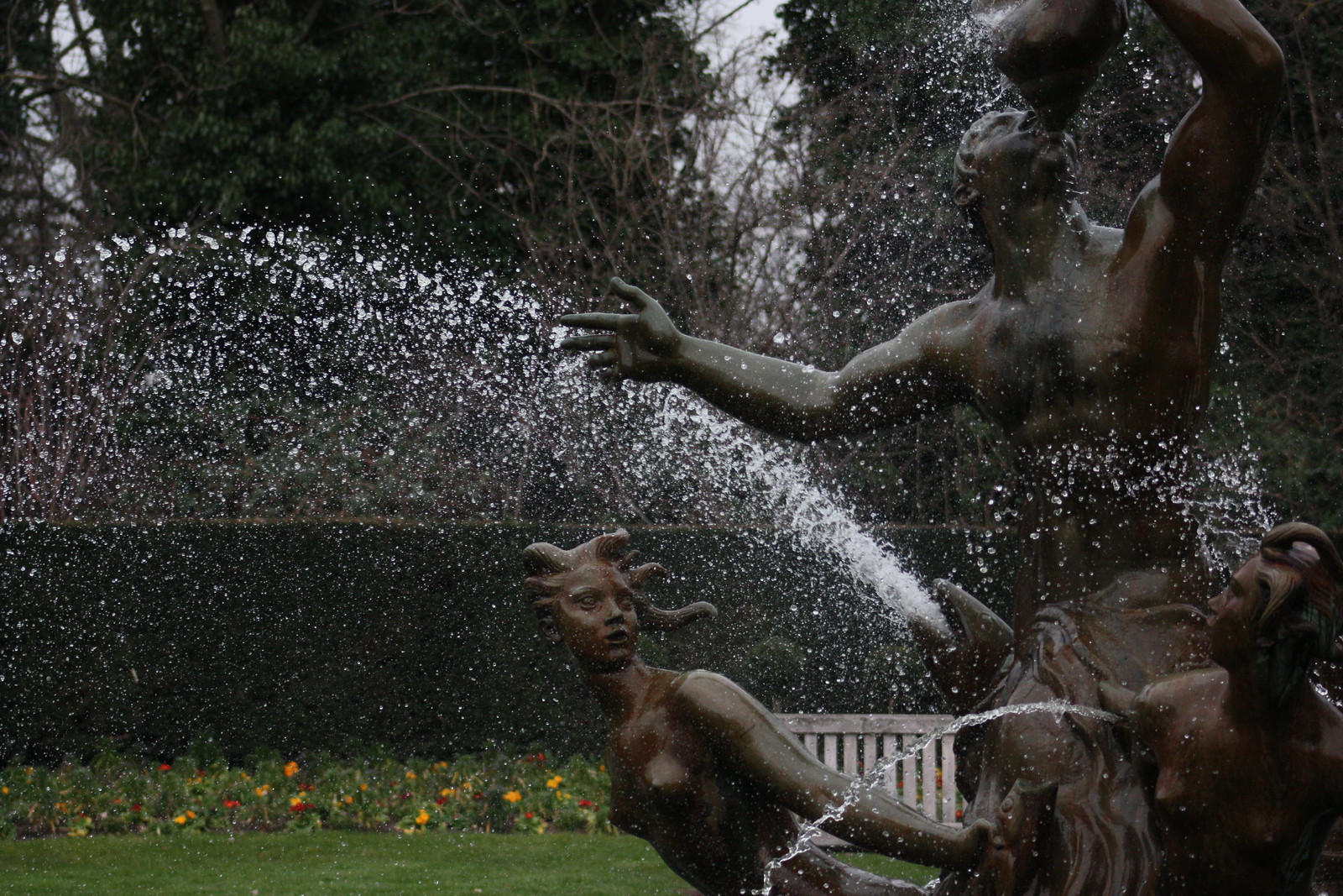 Close up of Water Fountain Regents Park