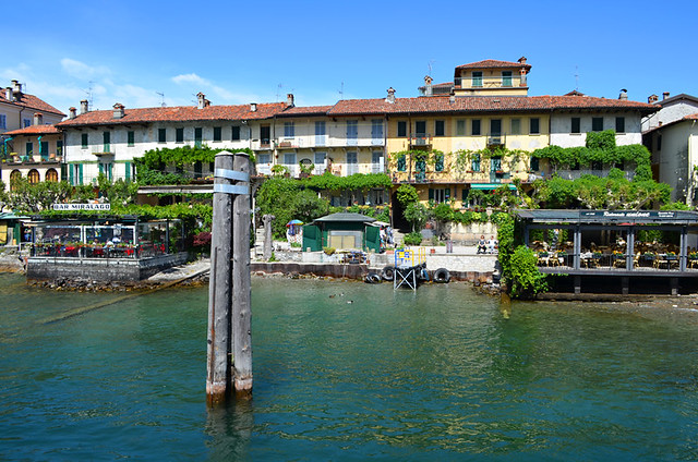 Main promenade, Isola dei Pescatori, Lake Maggiore, Italy
