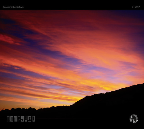 sunset sky clouds sun ridge tomraven aravenimage q12017 lumix gm5 islandbay streaks dusk delight colours colors cffaa