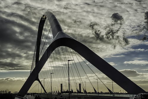 city bridge sky netherlands dutch nijmegen photo view perspective nederland lucht hdr waal nieuw gelderland stadsbrug pjotre7