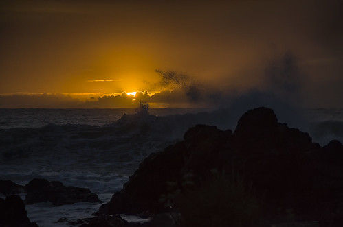 sunset sea italy italia tramonto day mare waves cloudy calabria onde praiaamare fiuzzi nikond7000