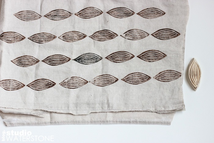 Block Prints on Recycled Linen