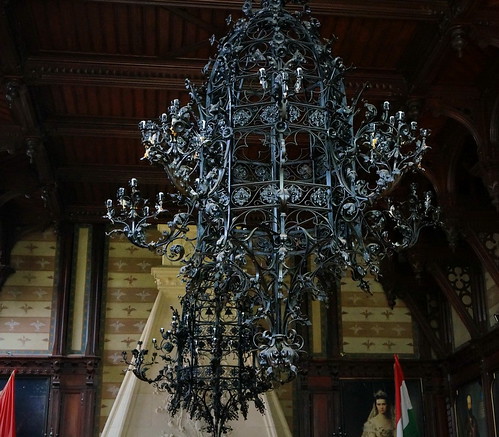 metal iron hungary details wroughtiron style chandelier mansion ironwork 1873 hallofancestors nádasdy nádasdladány tudorromantic