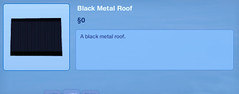 Black Metal Roof
