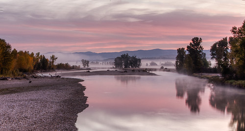 morning fog sunrise river dawn montana bitterrootriver herowinner ultraherowinner shchofwinner