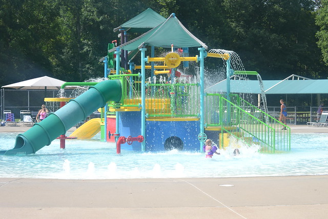 Pocahontas State Parks play area at the swimming pool. 