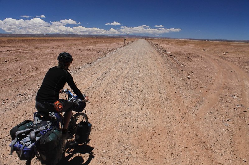 The first day out of Uyuni on the road to San Vicente