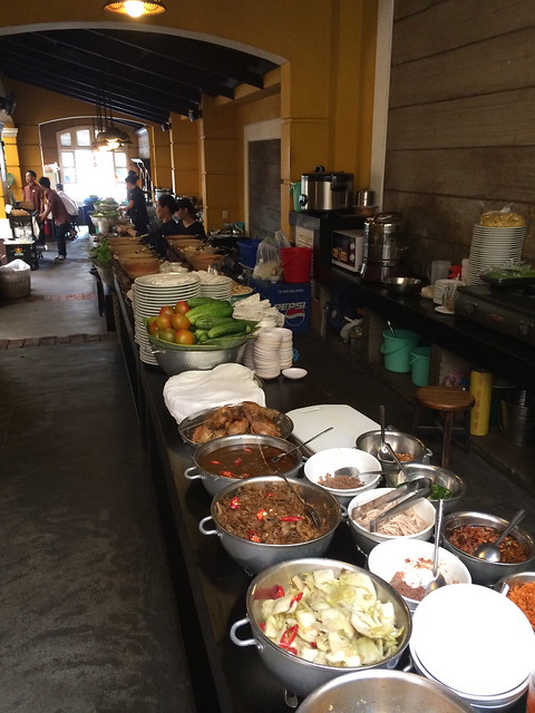 Food preparation tables - Nha Hang Ngon